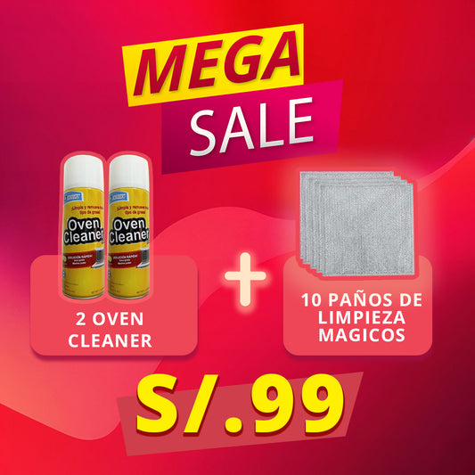 OFERTA OVEN CLEANER + PAÑO MAGICO