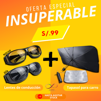 LENTES VISIÓN NOCTURNA + ULTRA PROTECTOR SOLAR | ENVIO GRATIS